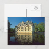 Schloss Azay-le-Rideau, Indre-et-Loire, Postkarte (Vorne/Hinten)