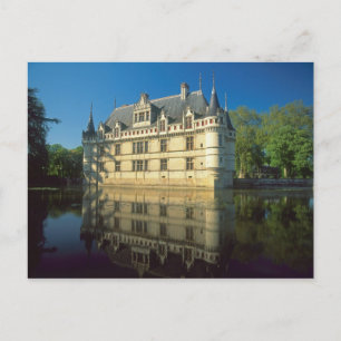 Schloss Azay-le-Rideau, Indre-et-Loire, Postkarte