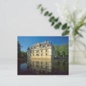 Schloss Azay-le-Rideau, Indre-et-Loire, Postkarte (Stehend Vorderseite)