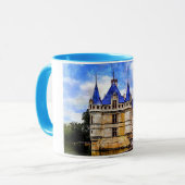 Schloss Azay le Rideau, Loire Valley, Frankreich.  Tasse (Vorderseite Links)