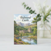 Schloss Balmoral Schottland Postkarte (Stehend Vorderseite)