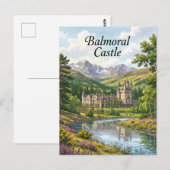 Schloss Balmoral Schottland Postkarte (Vorne/Hinten)