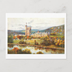 Schloss Balmoral, Schottland, Vintage Postkarte