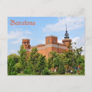 Schloss Barcelona Postkarte