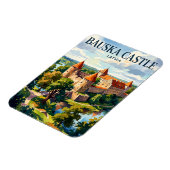 Schloss Bauska Lettland Magnet (Linke Seite)