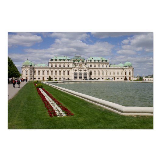 Schloss Belvedere, Wien, Österreich Poster (Vorderseite)