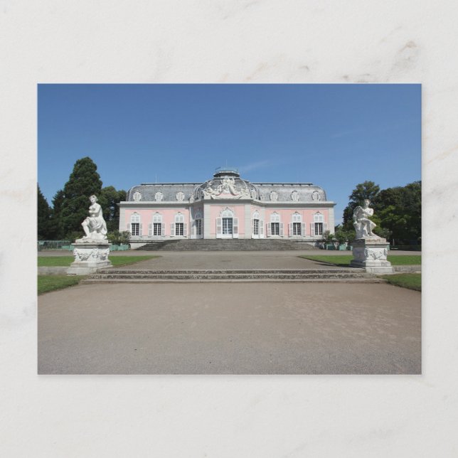 Schloss Benrath - Nah-up-Ansicht Postkarte (Vorderseite)
