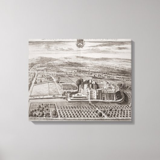 Schloss Berkeley, Sitz des Earls of Berkeley (eng Leinwanddruck (Vorderseite)