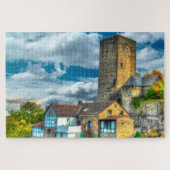 Schloss Blankenstein Deutschland. Puzzle (Horizontal)