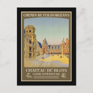 Schloss Blois Innenhof Postkarte