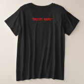 Schloss Bloodmoon Große Größe T-Shirt (Design Rückseite)