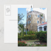 Schloss Bluebeard, St. Thomas Postkarte (Vorne/Hinten)