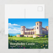 Schloss Borgholm Schweden Postkarte (Vorne/Hinten)