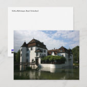 Schloss Bottmingen, Basel, Schweiz Postkarte (Vorne/Hinten)