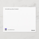 Schloss Bottmingen, Basel, Schweiz Postkarte (Rückseite)