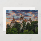 Schloss Bran in Rumänien Postkarte (Vorne/Hinten)