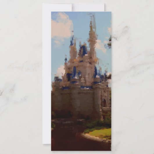 Schloss-Brautparty-Einladung Einladung (Vorderseite)