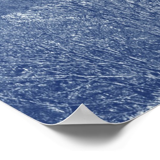 Schloss Cardiff (Digital Cyanotype) Poster (Ecke)