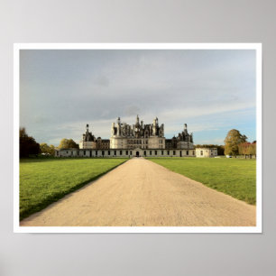 Schloss Chambord, Frankreich Poster