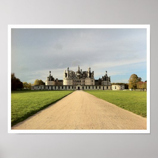 Schloss Chambord, Frankreich Poster (Vorne)