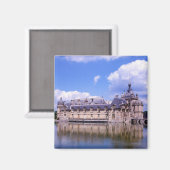 Schloss Chantilly, Oise, Frankreich Magnet (Vorderseite/Rückseite)