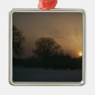 Schloss Charlottenhof, Sonnenuntergang Silbernes Ornament