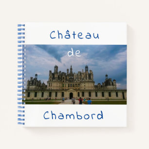 Schloss Château de Chambord Architektur Frankreich Notizblock