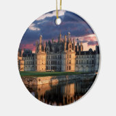 Schloss chateau de Chambord, Loire Valley, Keramikornament (Links)