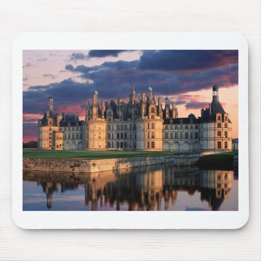 Schloss chateau de Chambord, Loire Valley, Mousepad (Vorne)