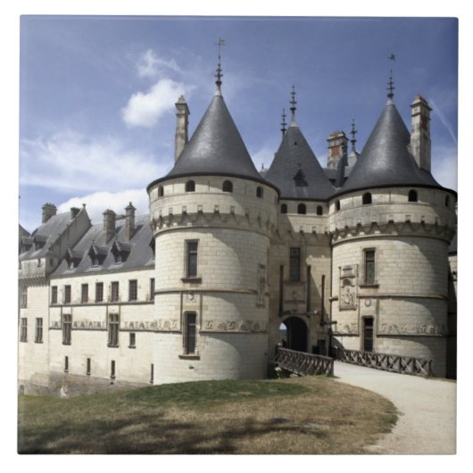 Schloss Chaumont-Sur-Loire. Fliese (Vorderseite)