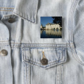 Schloss Chenonceau, Fluss Cher, Loir-et-Cher, 2 Button (Beispiel)