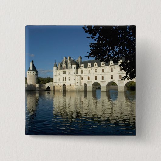 Schloss Chenonceau, Fluss Cher, Loir-et-Cher, 2 Button (Vorderseite)