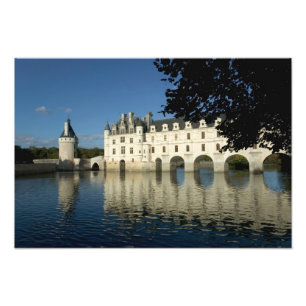 Schloss Chenonceau, Fluss Cher, Loir-et-Cher, 2 Fotodruck