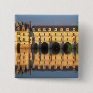 Schloss Chenonceau, Fluss Cher, Loir-et-Cher, Button