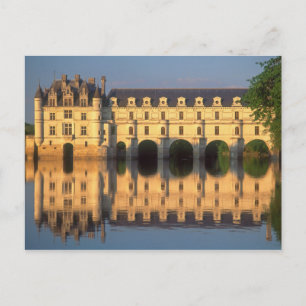 Schloss Chenonceau, Fluss Cher, Loir-et-Cher, Postkarte