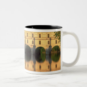 Schloss Chenonceau, Fluss Cher, Loir-et-Cher, Zweifarbige Tasse
