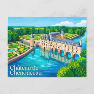 Schloss Chenonceau Frankreich Postkarte