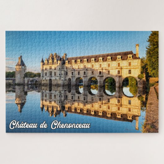 Schloss Chenonceau, Frankreich Puzzle (Horizontal)