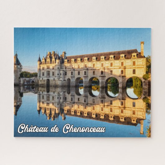 Schloss Chenonceau, Frankreich Puzzle (Horizontal)