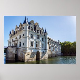 Schloss Chenonceau im Loire-Tal - Frankreich Poster