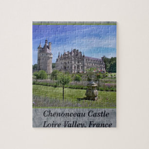 Schloss Chenonceau-Loiretal Frankreich Foto-Puzzle Puzzle