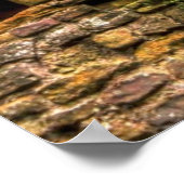 Schloss Chepstow Fenster II, Monmouthshire, Wales Poster (Ecke)