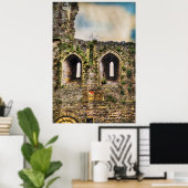 Schloss Chepstow, Monmouthshire, Wales Poster (Heimbüro)
