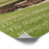 Schloss Chichen Ixta, Maya Ruins, Mexiko Poster (Ecke)