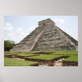 Schloss Chichen Ixta, Maya Ruins, Mexiko Poster