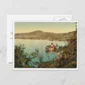Schloss Chillon, Montreux, Genfer See, Schweiz Postkarte (Vorne/Hinten)