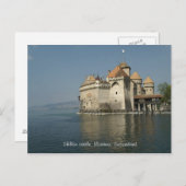 Schloss Chillon, Montreux, Schweiz Postkarte (Vorne/Hinten)