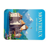 Schloss Chillon Schweiz Magnet (Horizontal)