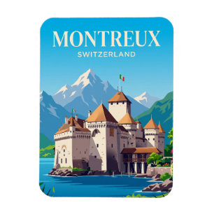 Schloss Chillon Schweiz Magnet