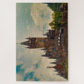 Schloss Cochem Mosel Reichsburg. Puzzle (Vertikal)